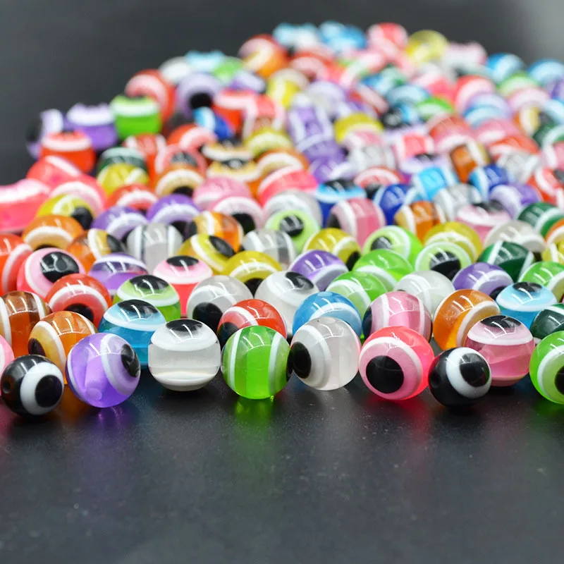 어안 낚시 비즈, 혼합 색상, 야광 캐롤라이나 리그, 세금 키트, 배스 태클, 4mm, 5mm, 6mm, 8mm, 10mm, 12mm, 10 개