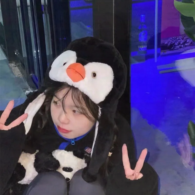 헬로 키티 귀여운 봉제 어린이 모자, 만화 모자, 두꺼운 학생 귀 보호 승마 모자, 가을 및 겨울