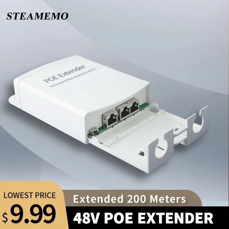 STEAMEMO 방수 POE 익스텐더, POE 리피터, POE 카메라 리버스 POE 스위치, IEEE802.3AF/AT 표준, 2 포트, 100Mbps title=STEAMEMO 방수 POE 익스텐더, POE 리피터, POE 카메라 리버스 POE 스위치, IEEE802.3AF/AT 표준, 2 포트, 100Mbps 