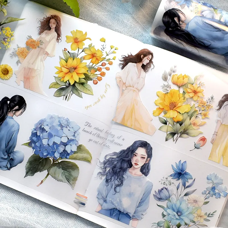 장식용 접착 테이프 문자 유럽 꽃다발 스크랩북 DIY 스크랩북 스티커, 로트 당 1 개 title=장식용 접착 테이프 문자 유럽 꽃다발 스크랩북 DIY 스크랩북 스티커, 로트 당 1 개 