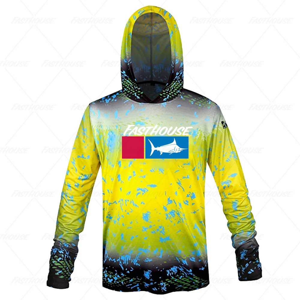 낚시 의류 상의, 셔츠 프린트 저지, 낚시 재킷, 긴 소매, 자외선 차단, 여름