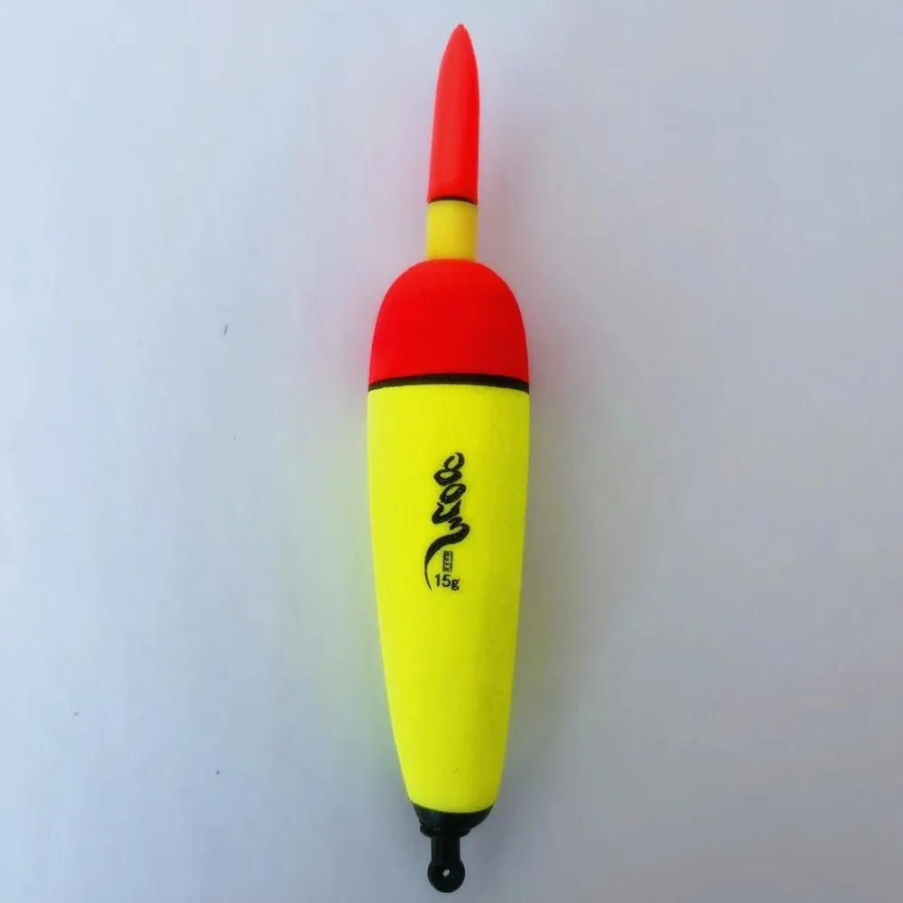 EVA 발광 낚시 밤 플로트 라이트 스틱, 플라스틱 폼 바버, 바다 바위 낚시, 스트라이킹 플로트, 그린 라이트, 10g-120g, 1 개