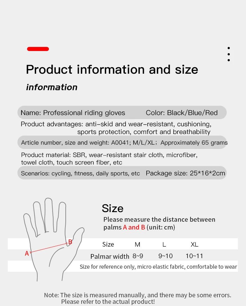 사이클링 미끄럼 방지 풀 핑거 장갑, MTB 자전거 장갑 패드, 통기성 충격 방지 스포츠 장갑, MTB 자전거 따뜻한 장갑