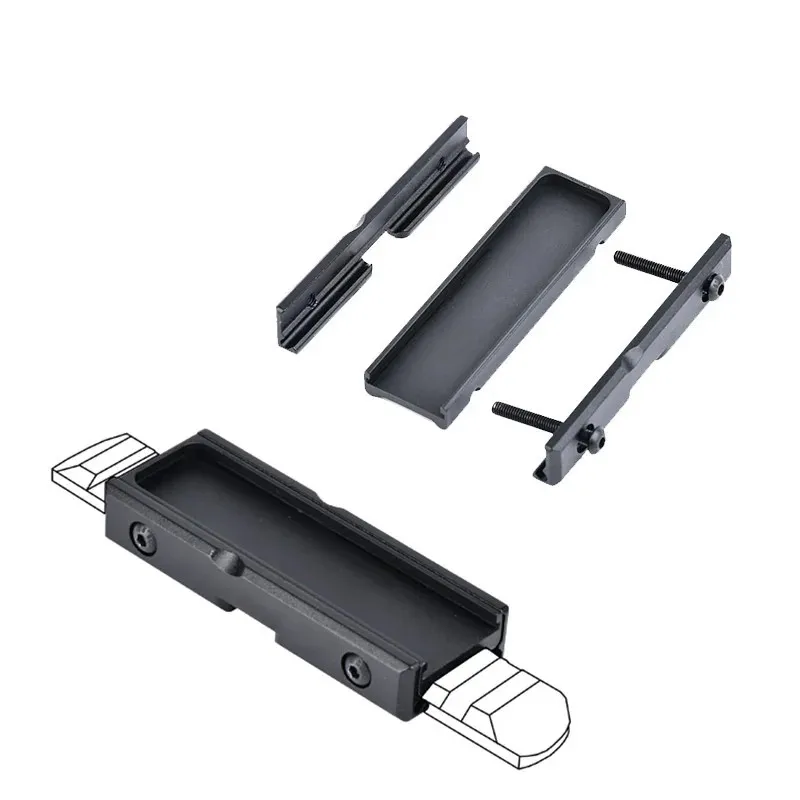 WADSN 조명 제어 시스템 LCS LCSMK1 Picatinny 스위치 마운트 PEQ 레이저 포인터 금속 마우스 테일 카드 슬롯 무기 액세서리