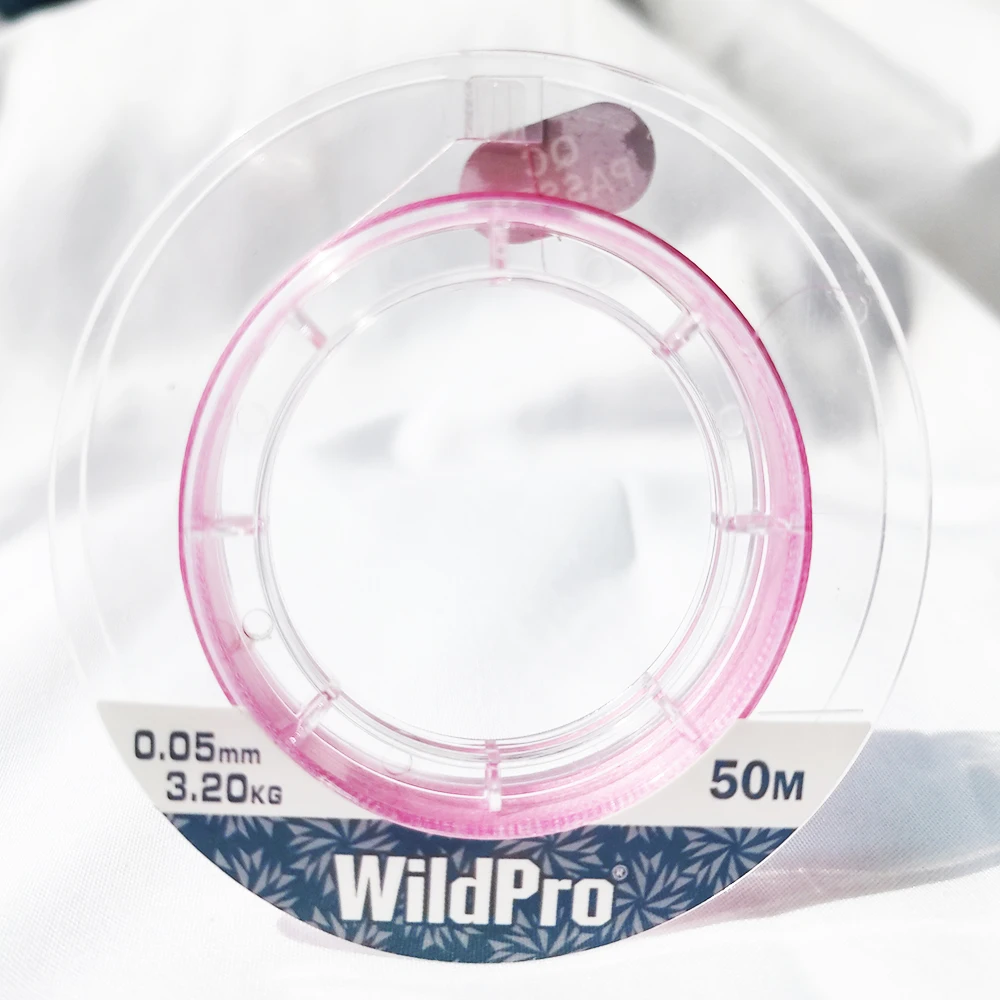 50M 4 가닥 PE 초강력 얼음 낚시줄, 잉어 파이크 낚싯줄 겨울 낚시