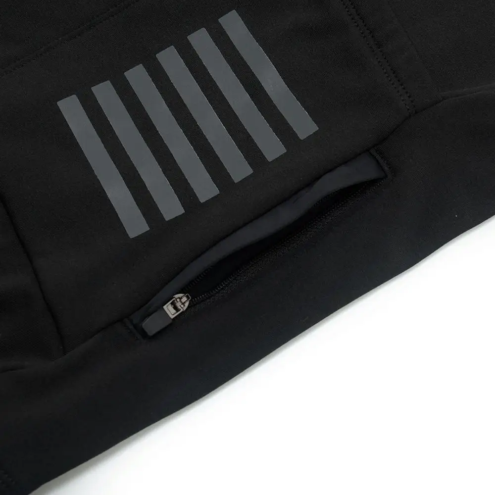 YKYWBIKE-남성용 겨울 보온 사이클링 재킷, MTB 자전거 코트 자전거 의류 긴 소매 사이클링 유니폼 블랙