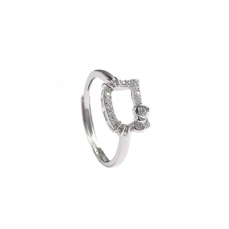 헬로 키티 목걸이, 여아용 귀여운 펜던트 쇄골 체인, 심플한 화이트 지르콘, 우아한 목걸이 선물