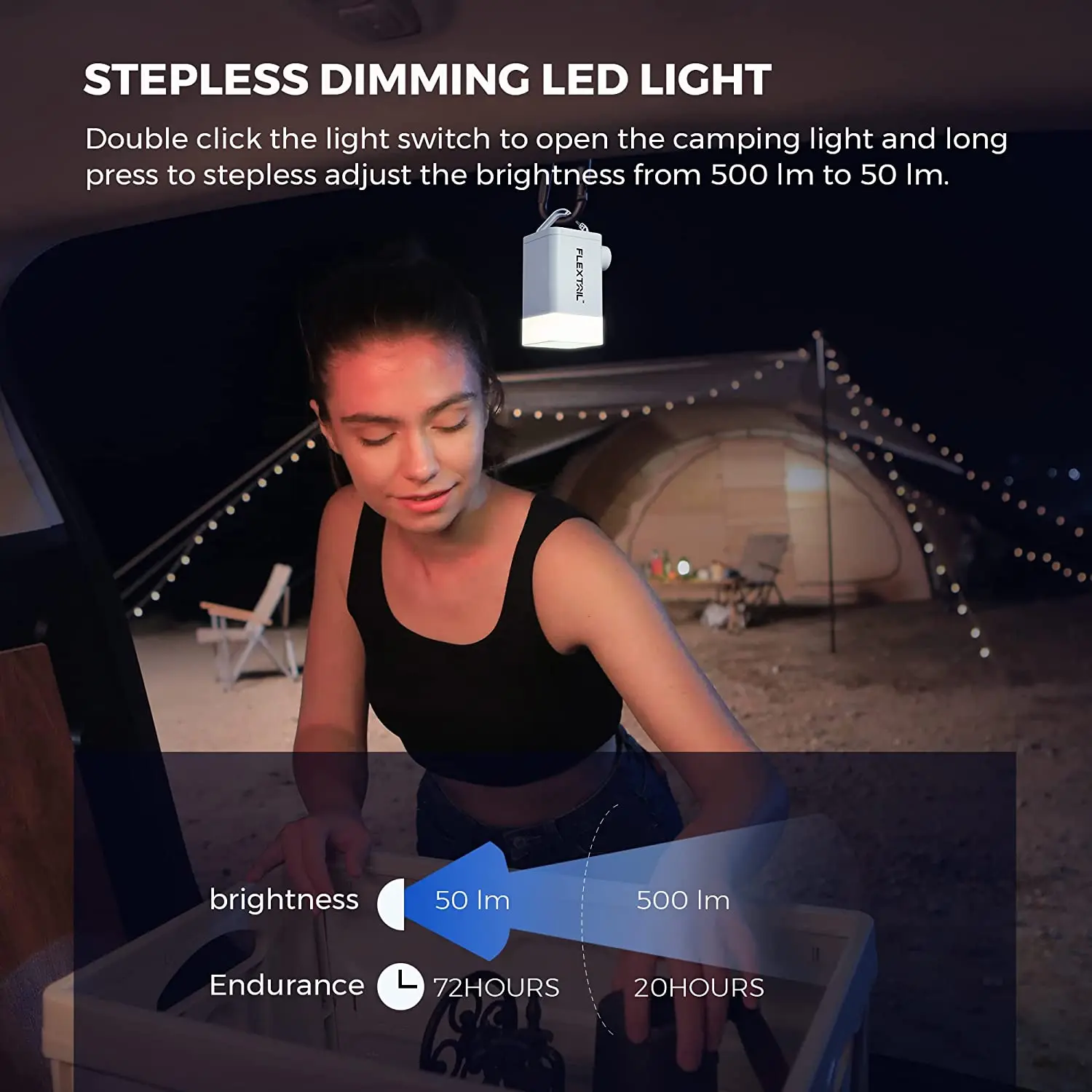 FLEXTAILGEAR 휴대용 초경량 전동 에어 펌프, 충전식 배터리, 캠핑 랜턴, 수면 패드, 여행용