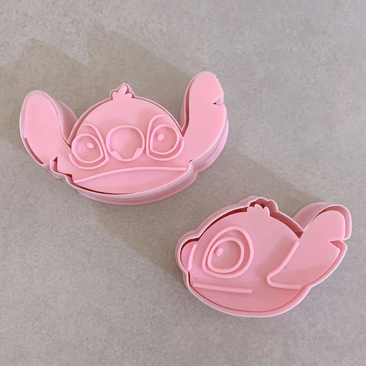 스티치 만화 커터 케이크 쿠키 몰드 커터 퐁당 베이킹 도구, 비스킷 만화 비스킷 몰드 베이킹 도구, 2 개 title=스티치 만화 커터 케이크 쿠키 몰드 커터 퐁당 베이킹 도구, 비스킷 만화 비스킷 몰드 베이킹 도구, 2 개