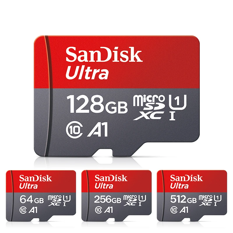 SanDisk 100% 오리지널 메모리 카드, 마이크로 SD 카드, 클래스 10 UHS-1 TF 플래시 카드, 스마트폰 및 PC용, 128GB, 64GB, 32GB, A1 title=SanDisk 100% 오리지널 메모리 카드, 마이크로 SD 카드, 클래스 10 UHS-1 TF 플래시 카드, 스마트폰 및 PC용, 128GB, 64GB, 32GB, A1 