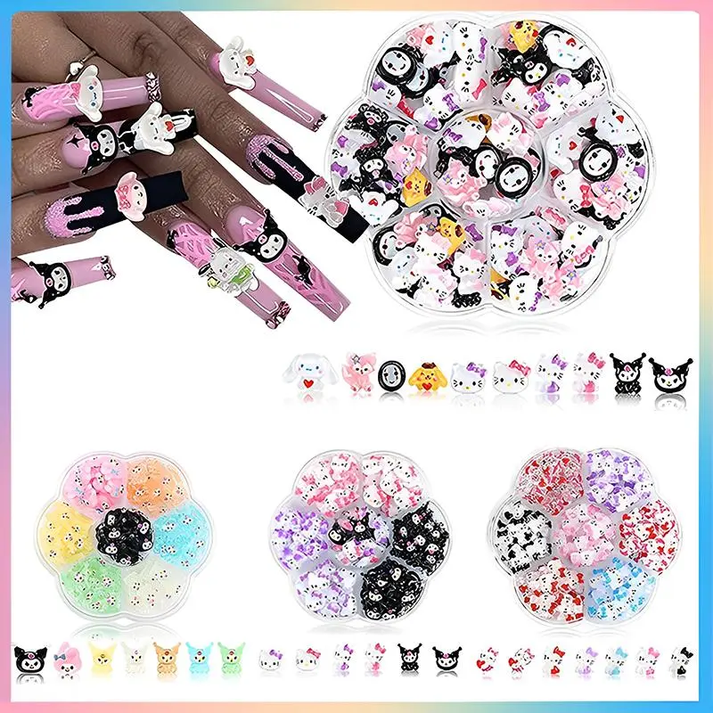 DIY 참 산리오 헬로 키티 네일 액세서리, 시나모롤 멜로디 포차코 폼폼푸린 쿠로미 DIY 매니큐어 애니메이션 장난감, 30-100 개 title=DIY 참 산리오 헬로 키티 네일 액세서리, 시나모롤 멜로디 포차코 폼폼푸린 쿠로미 DIY 매니큐어 애니메이션 장난감, 30-100 개 