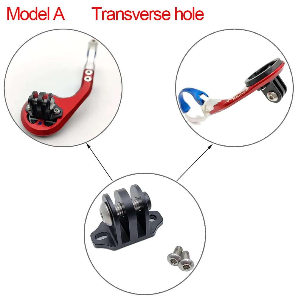 Garmin 고프로 콤보 마운트 홀더 브래킷 어댑터 퀵 릴리스 카메라 헤드라이트 어댑터, Garmin Wahoo Bryton K-EDGE 마운트