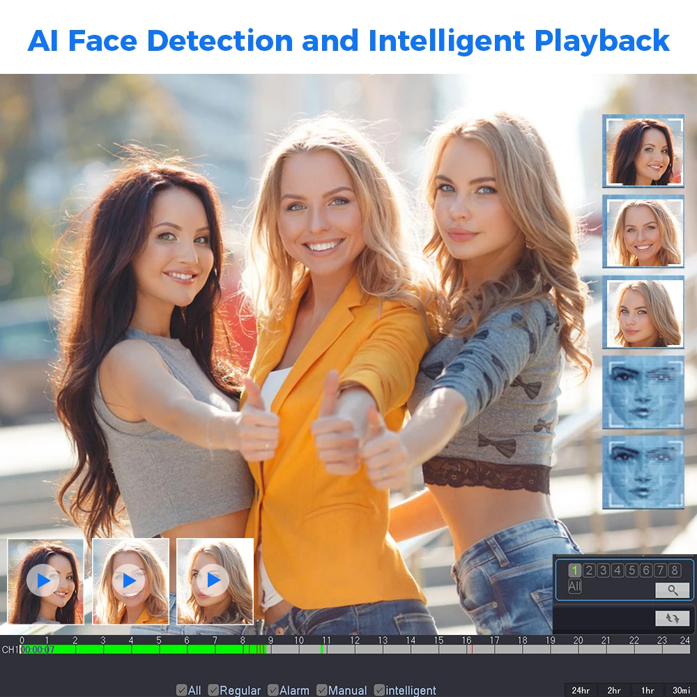 Hiseeu-4K 8MP IP 카메라 야외 POE 비디오 감시 오디오 기록 CCTV 보안 거리 모션 알람 컬러 야간 투시경 ONVIF, 시큐리티 보호 아이피 사진 촬영 정확한 확대 정밀