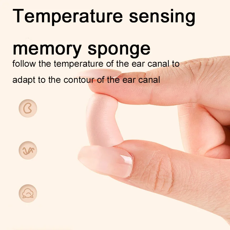 편리한 실리콘 귀마개, 소음 방지 귀마개, 편안한 수면 소음 감소 액세서리, 10 개, 24/60 개