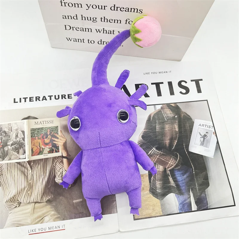 게임 Pikmin 올스타 봉제 인형 장난감, 동물 얼음 날개 꽃 봉오리 잎, 올리마르 전구, 챠피 소프트 인형, 봉제 인형, 아이 선물