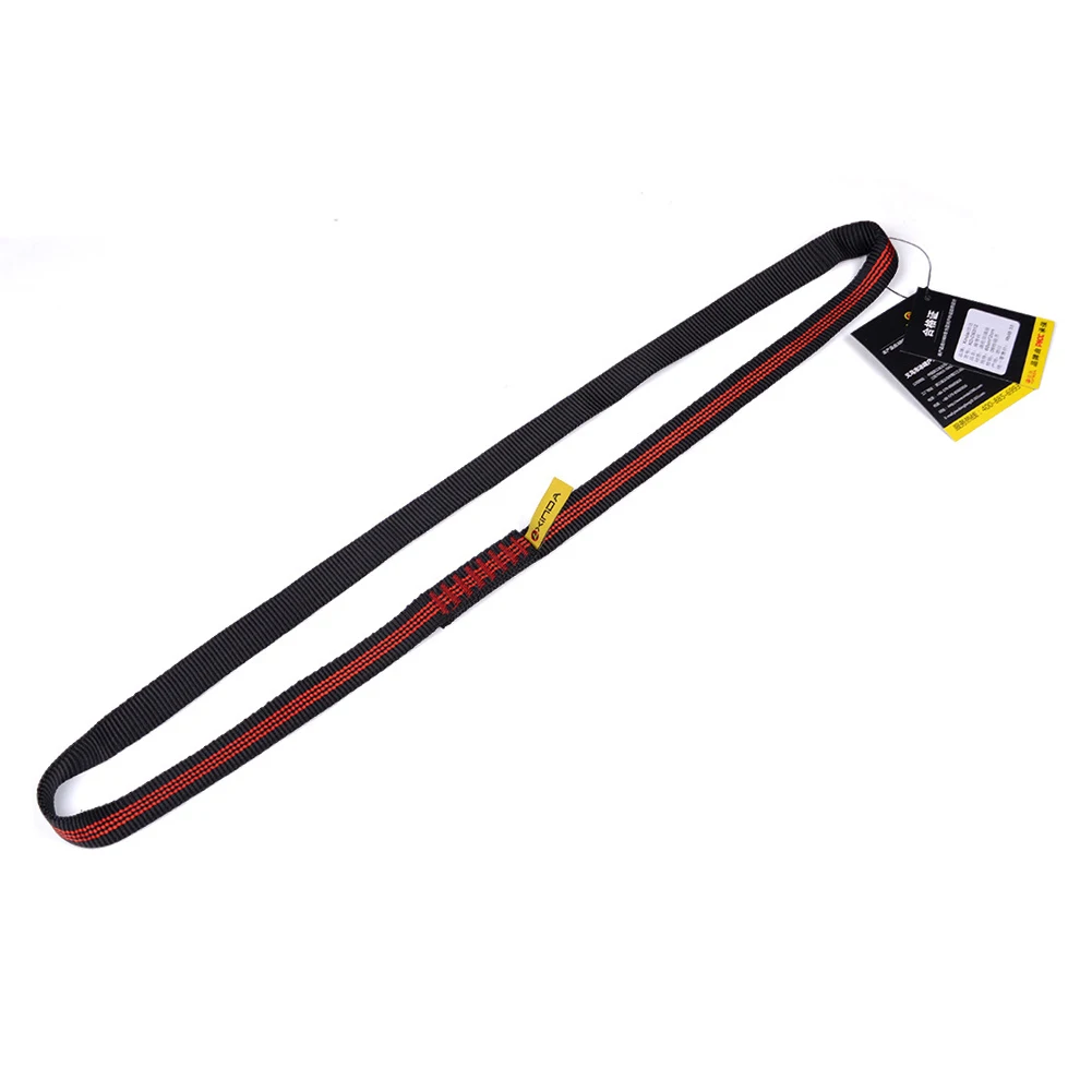 암벽 등반 나무 수목가 등산 장비용 슬링 베어링 코드, 22KN 폴리에스터 웨빙 스트랩, 1 개