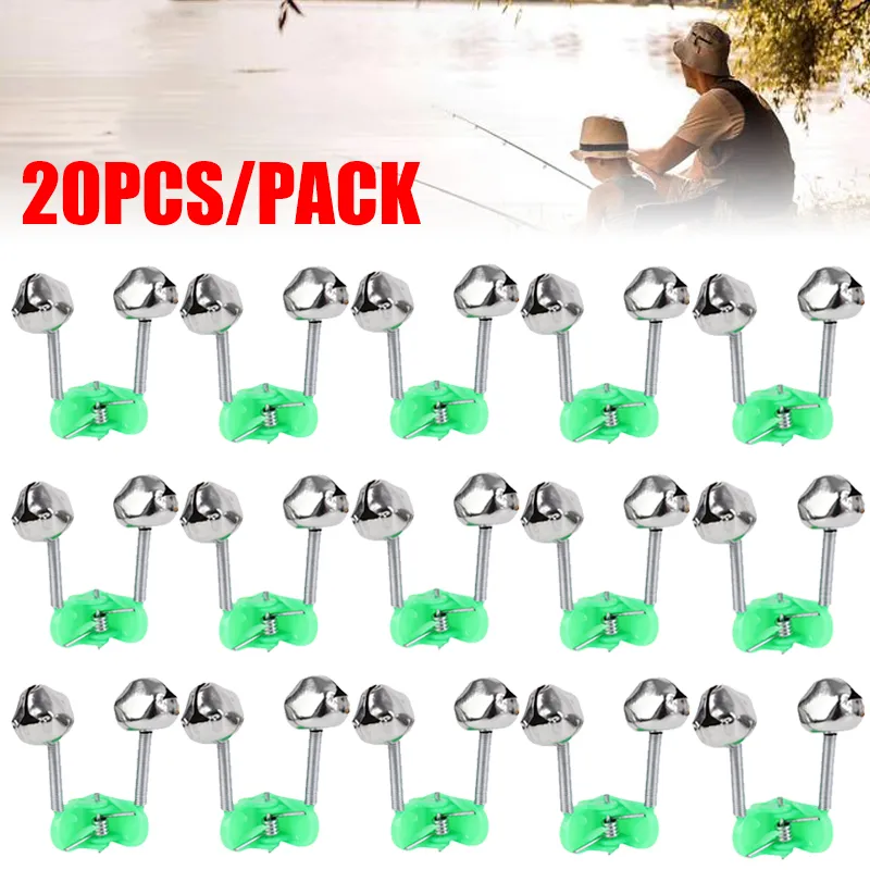 낚시 바이트 알람 낚싯대 벨 로드 클램프 팁 클립 벨, 낚시 액세서리, 야외 벨 클립, 5 개, 10 개, 20 개 title=낚시 바이트 알람 낚싯대 벨 로드 클램프 팁 클립 벨, 낚시 액세서리, 야외 벨 클립, 5 개, 10 개, 20 개 