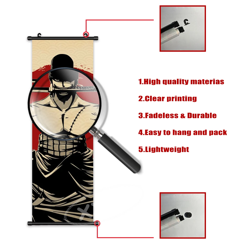 원피스 애니메이션 포스터 조로 월 아트 나미 캔버스 홈 장식 니코 로빈 페인팅 HD 프린트 현대 최신 침실 빈티지 사진