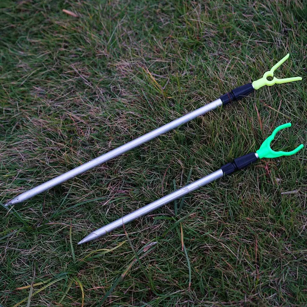 조정 가능한 확장 낚싯대 받침대, 텔레스코픽 낚시 스탠드 홀더, 낚싯대 브래킷, 낚시 액세서리, 50 cm, 80cm