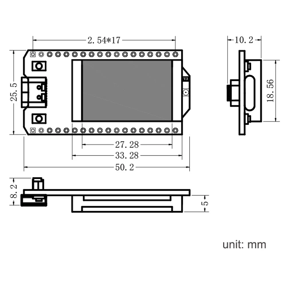 2 세트 ESP32 LoRa V3 개발 보드 868MHz-915MHz SX1262 0.96 인치 OLED 디스플레이 BT + WIFI Lora 키트, 아두이노 IOT 스마트 홈 호환