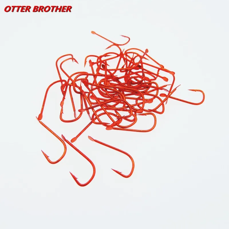 고탄소강 레드 골드 낚시 후크, 구부러진 베이트 홀더 링 잉어 후크 태클, 낚시 후크 시리즈 1 #-8 #, 100 개 title=고탄소강 레드 골드 낚시 후크, 구부러진 베이트 홀더 링 잉어 후크 태클, 낚시 후크 시리즈 1 #-8 #, 100 개 