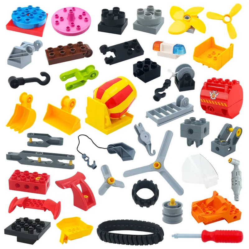 대형 빌딩 블록 교통 기계 건설 액세서리, 대형 벽돌 호환, 어린이 과학 교육 장난감 선물 title=대형 빌딩 블록 교통 기계 건설 액세서리, 대형 벽돌 호환, 어린이 과학 교육 장난감 선물 