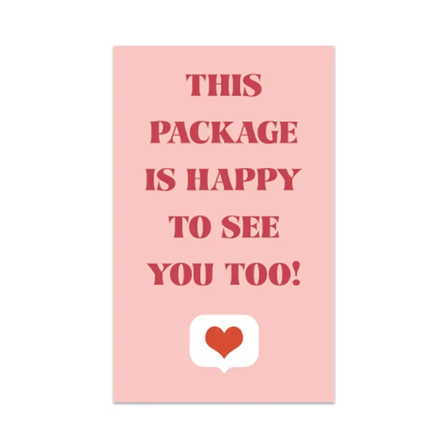 핑크 당신은 내 명함의 마음입니다 감사합니다 카드 배송 포장 선물 포장 발렌타인 데이 결혼식, 30 개