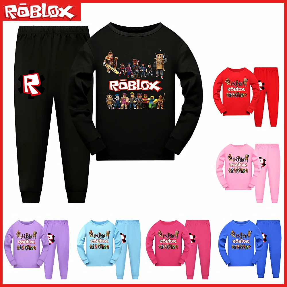 Roblox 게임 애니메이션 인쇄 소년 소녀 긴 소매 바지 파자마 세트, 캐주얼 트렌드, 생일 크리스마스 선물, 2 개, 110-170cm, 신제품 title=Roblox 게임 애니메이션 인쇄 소년 소녀 긴 소매 바지 파자마 세트, 캐주얼 트렌드, 생일 크리스마스 선물, 2 개, 110-170cm, 신제품 