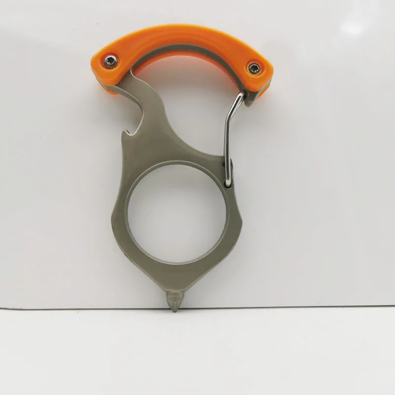 남성용 합금 강철 야외 전술 도구, 다기능 목걸이 펜던트, 열쇠 고리, 비상 창문 차단기