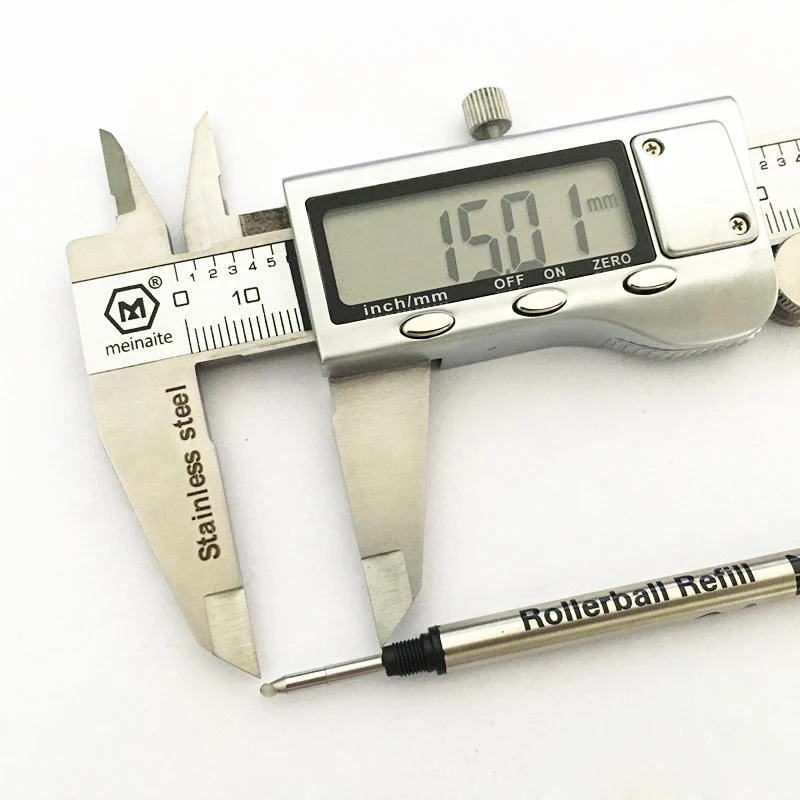 고급 MB 롤러 볼펜 리필 0.7mm, 블랙 블루, 학교 문구 액세서리, 부드러운 쓰기