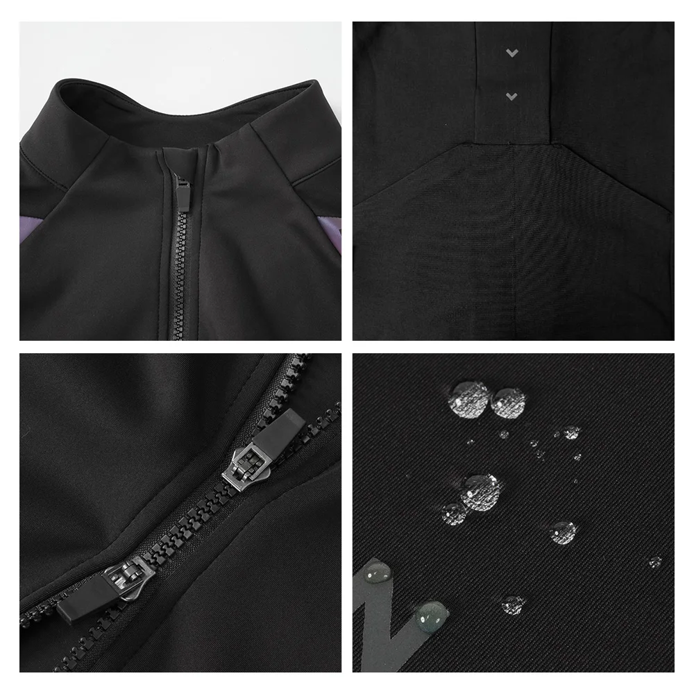 RION 남성용 방수 바람막이 프로 사이클링 재킷, 자전거 MTB 도로 겨울 보온 오토바이 의류, 5 ℃-18 ℃