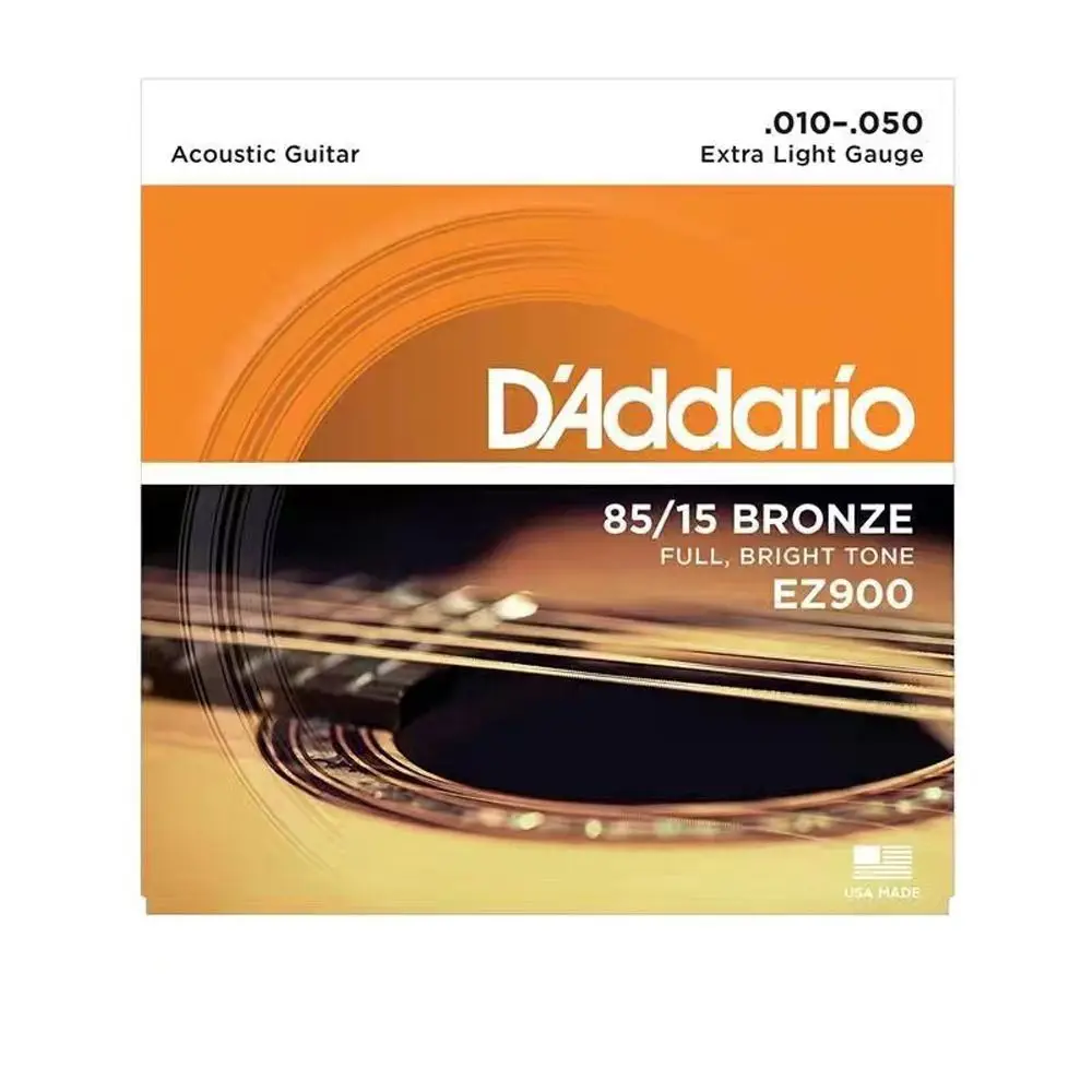 EZ Daddario 기타 현 EXP EXL 어쿠스틱 기타 현, 브론즈 좋은 사운드 일렉트릭 기타 현, 6 현 기타, 1 세트