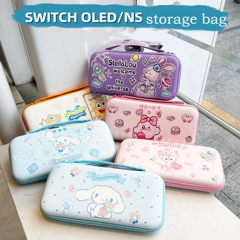 산리오 시나모롤 스폰지밥 스퀘어팬츠, 귀여운 스위치 NS 랜야드, 휴대용 보관 가방, 애니메이션 게임 콘솔 케이스, 귀여운 선물 title=산리오 시나모롤 스폰지밥 스퀘어팬츠, 귀여운 스위치 NS 랜야드, 휴대용 보관 가방, 애니메이션 게임 콘솔 케이스, 귀여운 선물