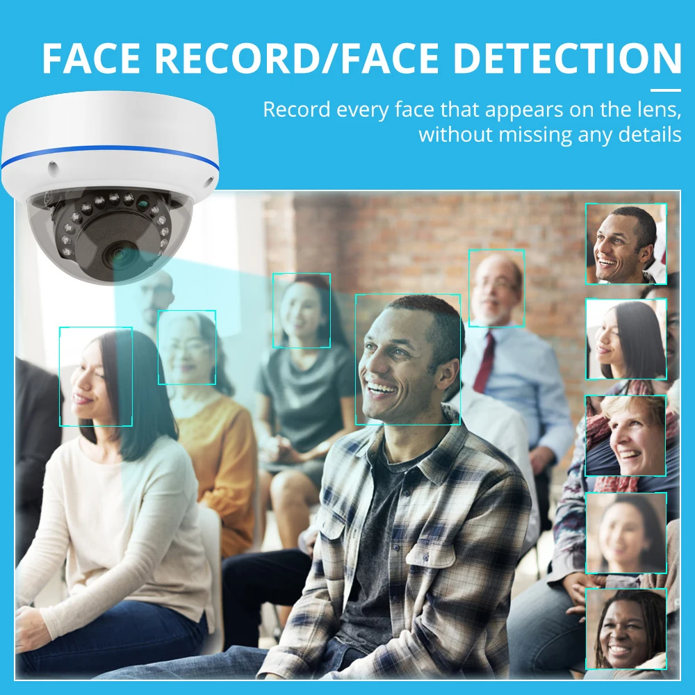 MISECU POE 돔 보안 카메라 시스템 IP 카메라 파손 방지 실내 홈 CCTV 비디오 레코드 감시 보호 키트, 8CH 5MP