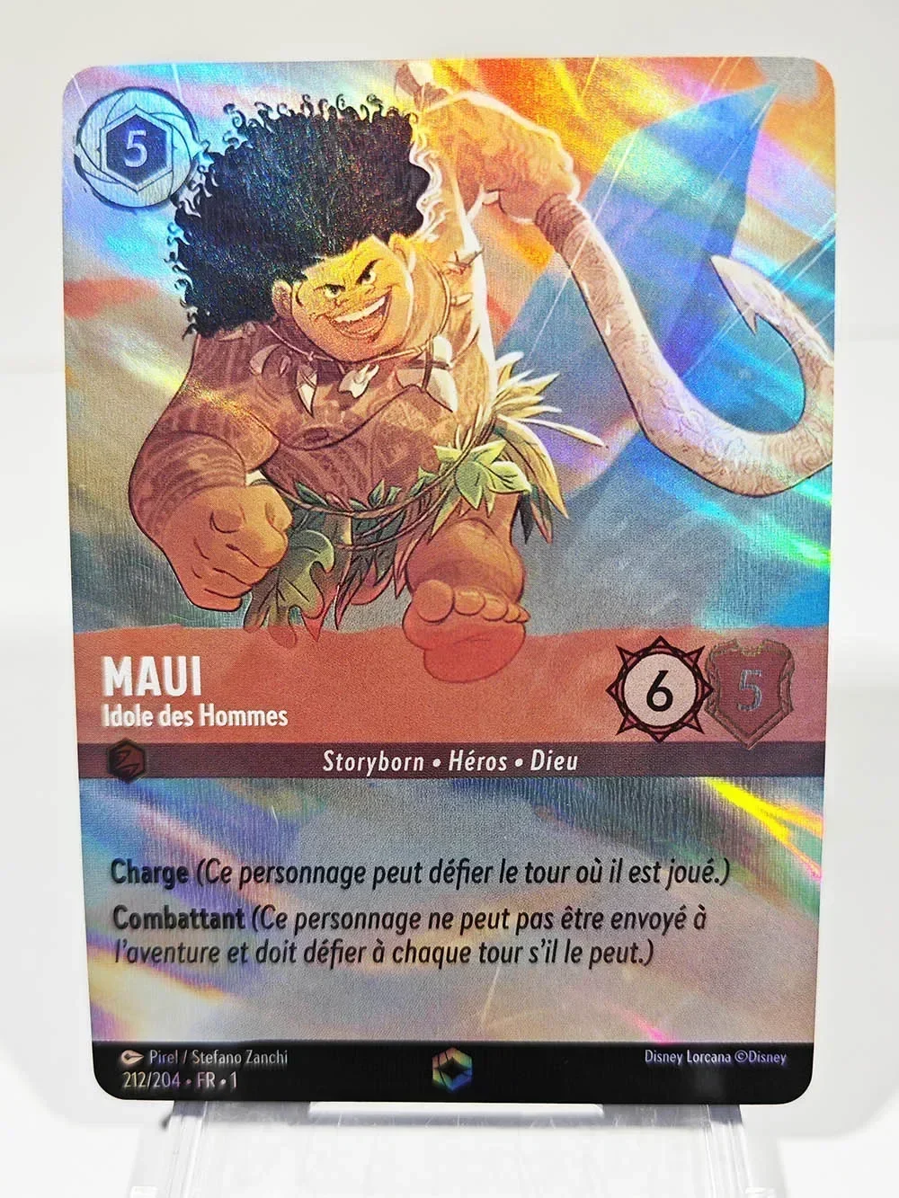 TCG 게임 카드, 디즈니 로르카나 프록시 프렌치 포일 하이 퀄리티, 엘사 미키 마우스 벨, 오로라 알라딘, 지니 스티치 팅커 벨