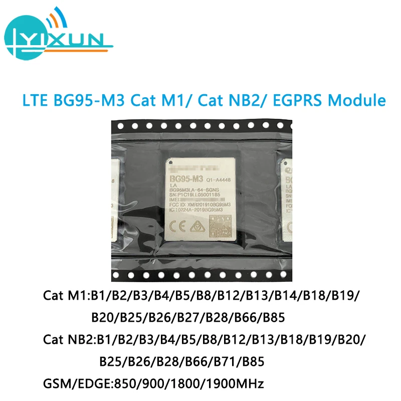 QUECTEL GPS 수신기 장착 미니 개발 보드, PCBA LPWA GSM NBIOT CATM 모듈, BG95-M3 40PIN OUT