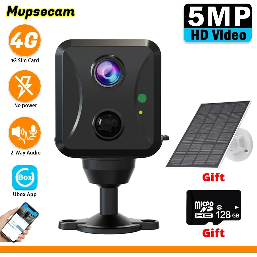 태양광 패널 CCTV 카메라 PIR 인간 감지 스마트 무선 감시 IP 카메라, 4G LTE SIM 카드, 5MP 와이파이 배터리 구동 title=태양광 패널 CCTV 카메라 PIR 인간 감지 스마트 무선 감시 IP 카메라, 4G LTE SIM 카드, 5MP 와이파이 배터리 구동 