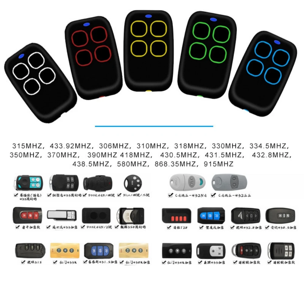 범용 차고 문짝 리모컨 복사기, 다중 주파수 코드 그래버 클론 게이트 키 명령 핸드 송신기, 286-868MHz title=범용 차고 문짝 리모컨 복사기, 다중 주파수 코드 그래버 클론 게이트 키 명령 핸드 송신기, 286-868MHz 