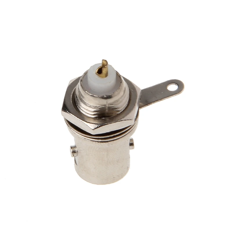 10 개/대 BNC 암 너트 벌크 헤드 솔더 커넥터 어댑터 비디오 감시