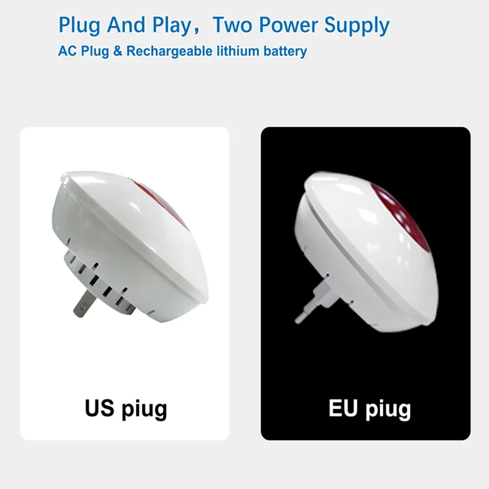 ZONAN SN11 Tuya Wifi 빛 사이렌 경보 100dB 확성기 4G Gsm 경보망을위한 실내 무선 433MHz 스트로브 사이렌 안전