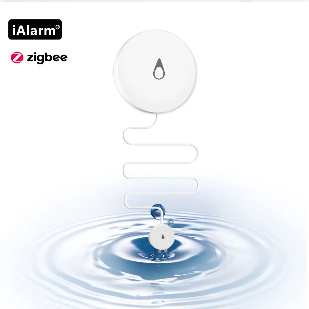 IAlarm Zigbee 누수 센서 원격 모니터, 투야 방수 누수 감지기, 넘침 경고, 스마트 홈 title=IAlarm Zigbee 누수 센서 원격 모니터, 투야 방수 누수 감지기, 넘침 경고, 스마트 홈