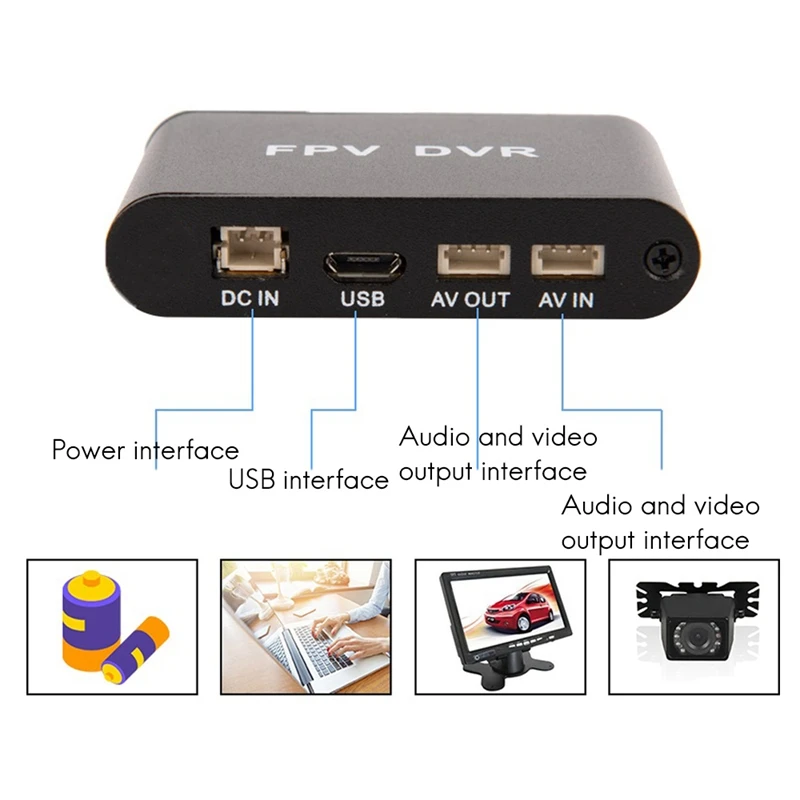 미니 DVR 마이크로 AV HD FPV DVR AV 레코더, 1280x720 CCTV 미니 비디오 레코더, 아날로그 카메라, 슈퍼 마이크로 SD DVR, 32G TF 카드 지원