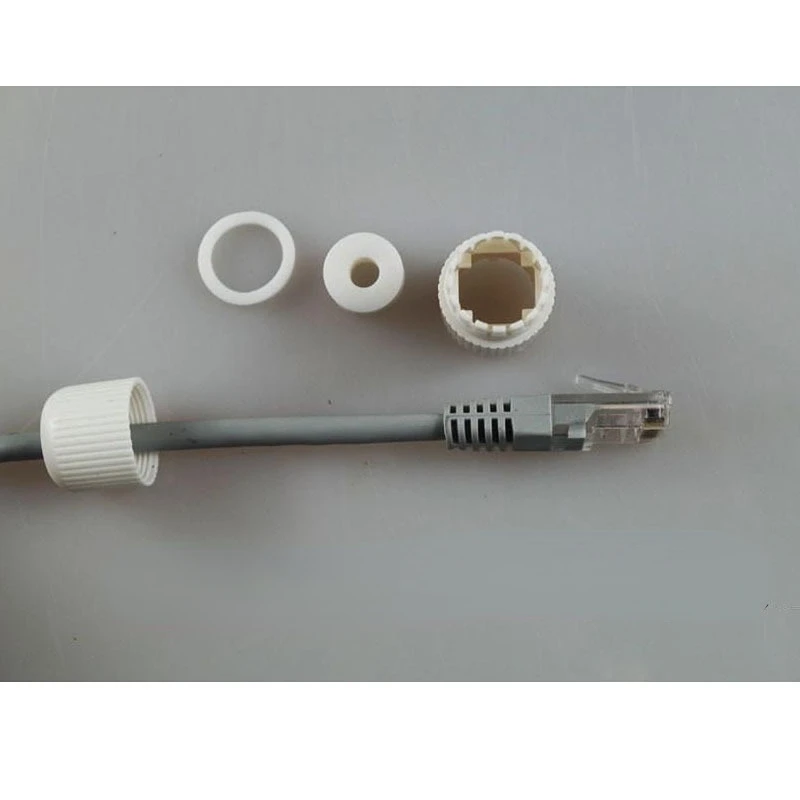 야외 네트워크 IP 카메라용 방수 커넥터 캡 커버, 피그테일 케이블, RJ45