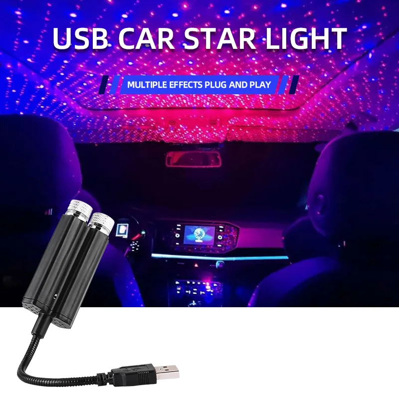 자동차 지붕 별빛 USB LED 인테리어 조명, 별이 빛나는 분위기 프로젝터 장식, 밤 홈 장식, 갤럭시 라이트 액세서리, 1 개 title=자동차 지붕 별빛 USB LED 인테리어 조명, 별이 빛나는 분위기 프로젝터 장식, 밤 홈 장식, 갤럭시 라이트 액세서리, 1 개