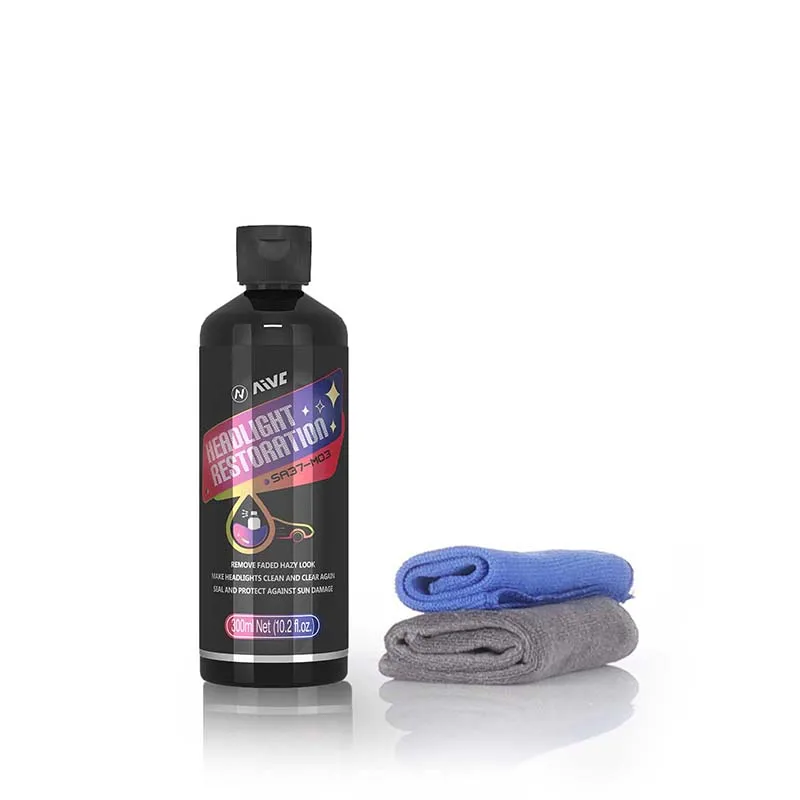 자동차 전조등 복원 폴리머 제거, 전조등 수리 광택제 키트, 자동 조명 보호 코팅 세트, 노란색 산화 페이스트