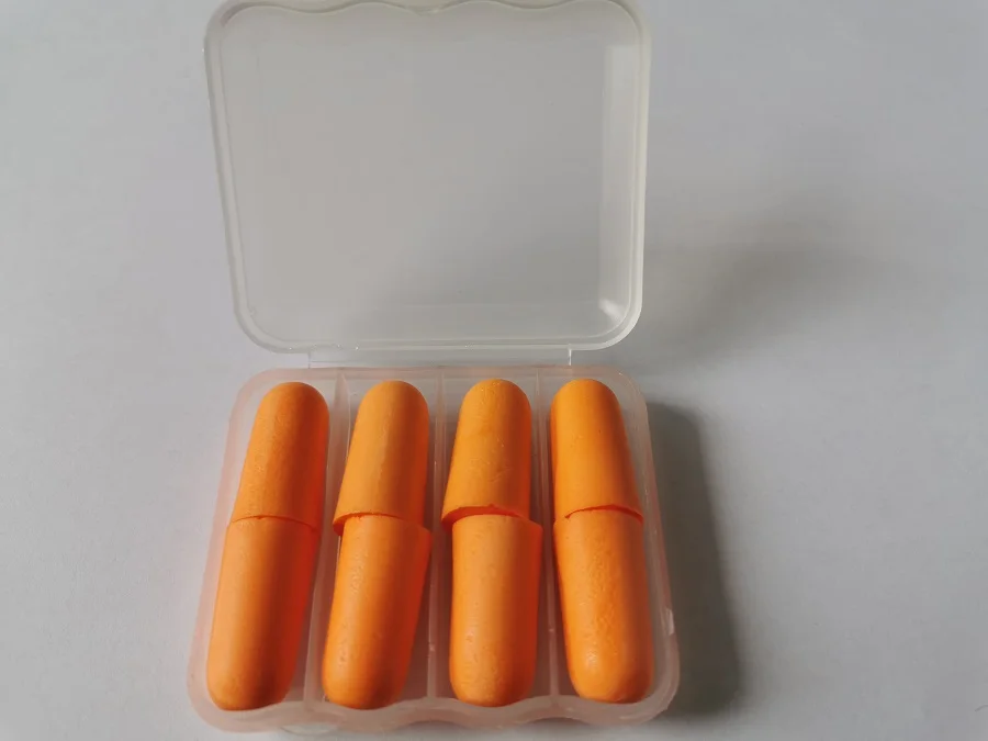 4 짝/대 편안한 소음 감소 거품 부드러운 귀 플러그 상자 포장 귀마개 수면 여행 느린 리바운드 귀마개 보호