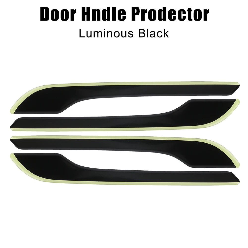테슬라 모델 3 모델 Y용 발광 핸들 키트, 2022 도어 핸들 커버 프로텍터 스티커, 자동차 스타일링 액세서리