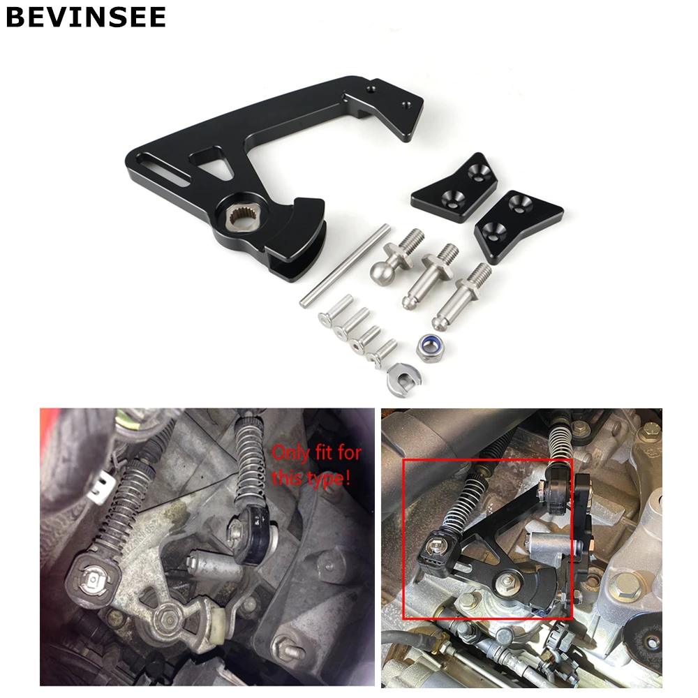 BEVINSEE 폭스바겐 골프 GTI R MK7 Mk7.5 MK5 MK6 용 짧은 변속 암, 수동 조절 가능, 아우디 A3 S3 8P TT용 title=BEVINSEE 폭스바겐 골프 GTI R MK7 Mk7.5 MK5 MK6 용 짧은 변속 암, 수동 조절 가능, 아우디 A3 S3 8P TT용 