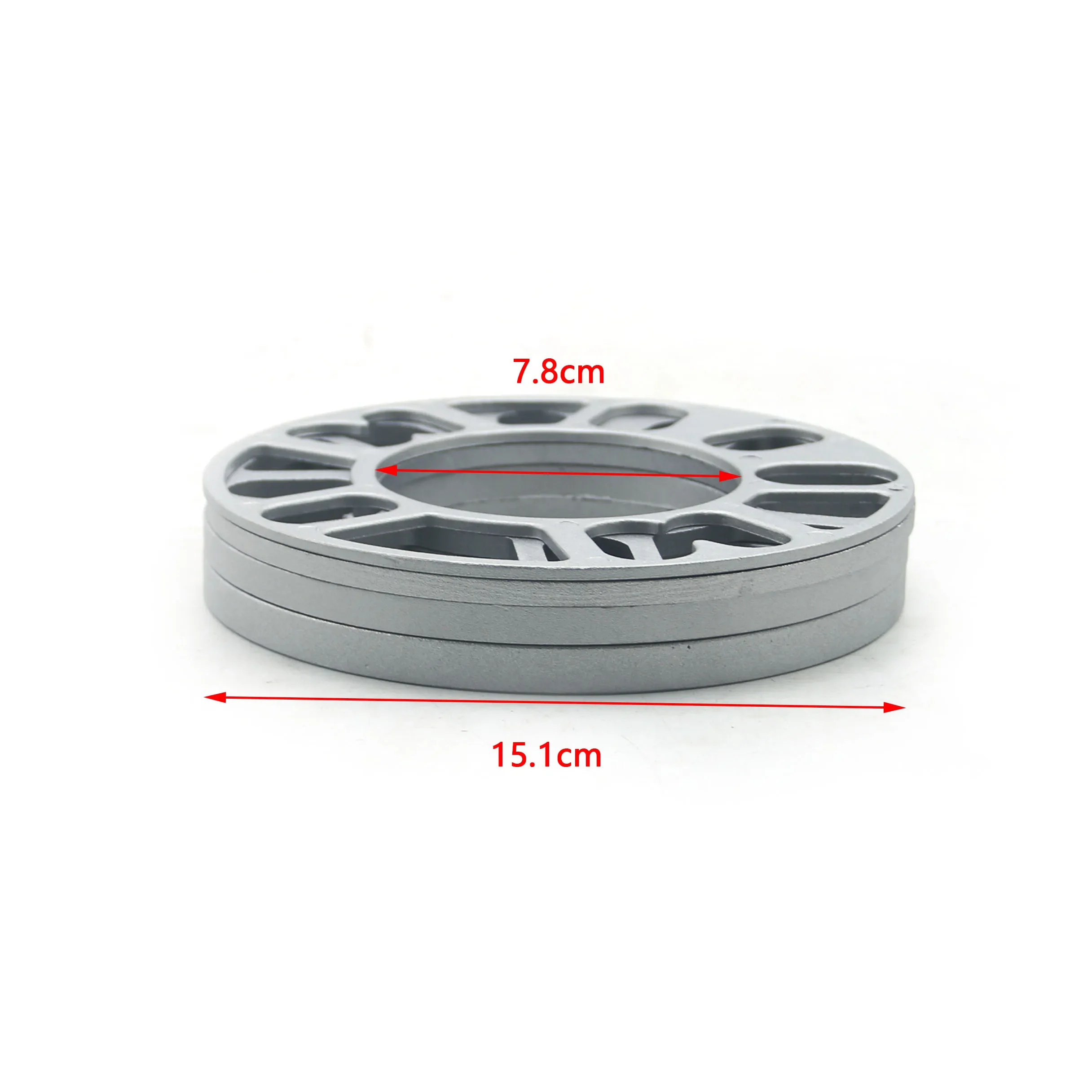 알루미늄 범용 자동차 휠 스페이서 심 플레이트, 3mm, 5mm, 8mm, 10mm, 4x100, 4x114.3, 5x100, 5x108, 5x114.3, 5x120 에 적합, 1PC