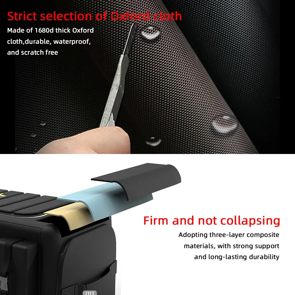 자동차 트렁크 정리 보관함, 다기능 옥스포드 천, 자동차 보관 가방, SUV 보관 액세서리, 30L, 40L, 50L, 60L, 70L